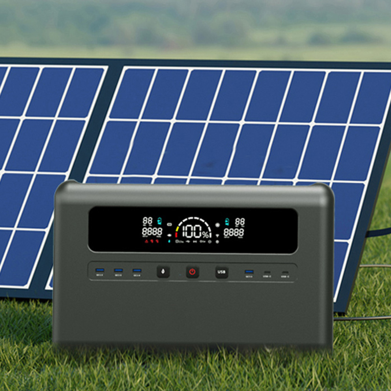 Centrale électrique Portable 1000W 2000w 2400W, générateur solaire, batterie externe extérieure pour camping