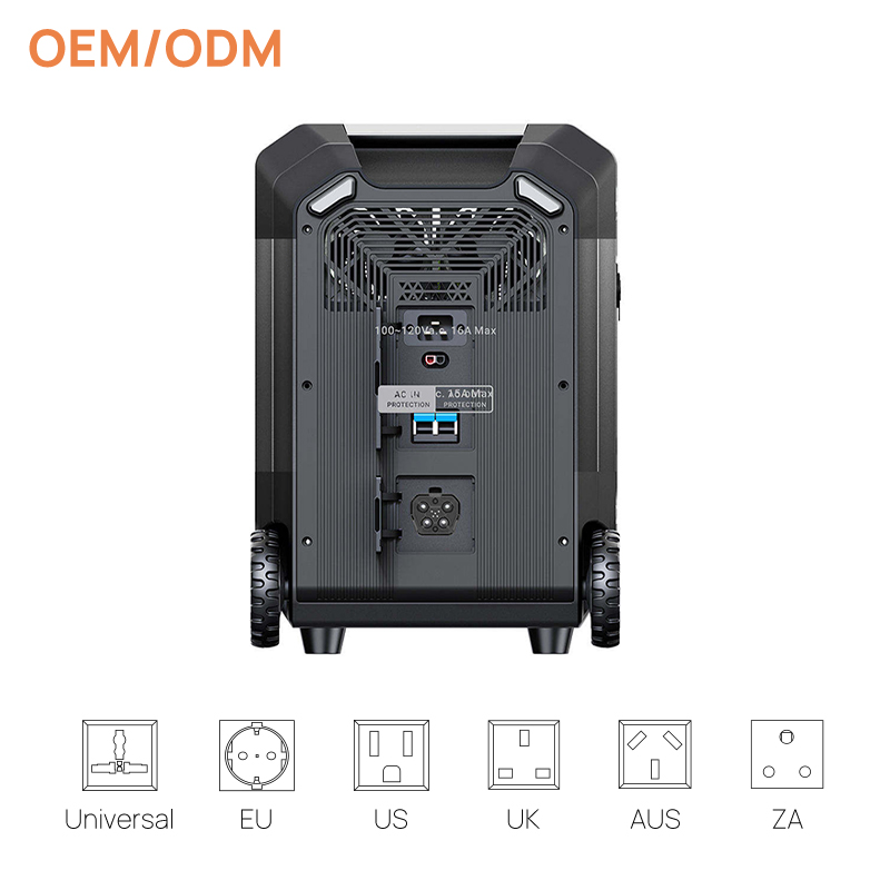 Générateur solaire de charge de batterie lifepo4 5000w, système d'énergie, centrale électrique portable