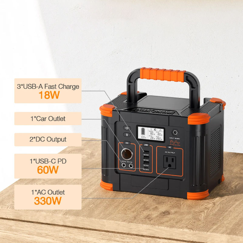 centrale portative de charge rapide colorée de 300W 500W 1000W pour la maison