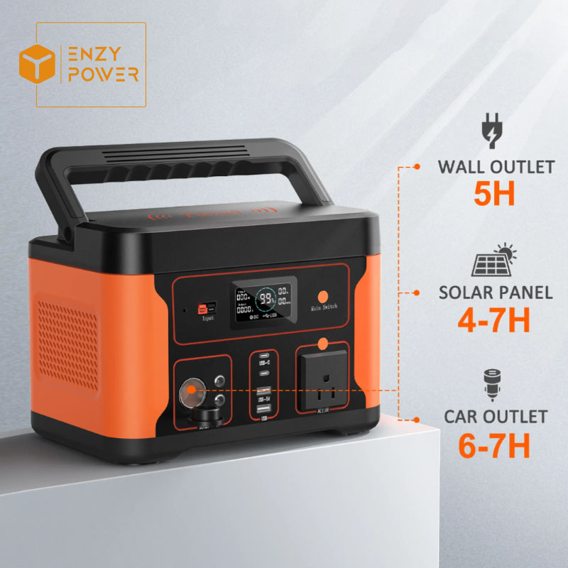  centrale portative de remplissage solaire extérieure du lithium 500Wh pour camper